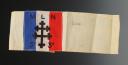 BRASSARD D'UN MEMBRE DU MOUVEMENT DE LIBÉRATION NATIONALE, Seconde Guerre Mondiale. 31524R