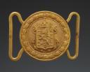 NAVAL BELT BUCKLE PLATE OF THE DUTCH NAVY, 20th century. 30568