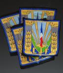 QUATRE ÉCUSSONS GÉNÉRAL DES CHANTIERS DE JEUNESSE; Seconde Guerre Mondiale 31731-2