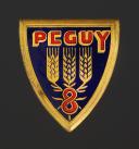 INSIGNE GROUPEMENT 32 groupe 8 Péguy JACQUES COEUR DES CHANTIERS DE JEUNESSE, Seconde Guerre Mondiale. 31853R