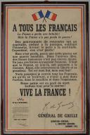 Photo 2 : Affiche APPEL DU 18 JUIN modèle de LONDRES imprimée en Grande-Bretagne.