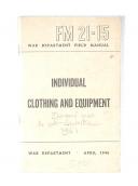 Individual Clothing and Equipment
