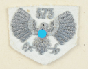 GRUPPENFÜHRERIN RANK BADGE OF THE GERMAN LEAGUE OF GERMAN MAIDENS IN UNTARGAU 573 OF DORNBIRN-VORARLBERG, Breast Eagle for a BDM Group Leader in the Untergau 573, model 1938. 8093