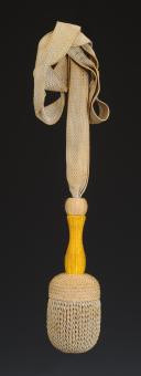SCABBARD FROG FOR A GERMAN ARMY TROOP SOLDIER'S BAYONET, Wehrmacht Heer Troddel for a member of a company, World War II. 30765-1A