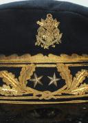 Photo 3 : CASQUETTE DE CONTRE-AMIRAL FOURNIER, modèle 1882, ET BANDES DE BACHI.