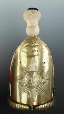 Photo 3 : MITRE DE PARADE  DES GRENADIERS DU 1er RÉGIMENT À PIED DE LA GARDE, modèle 1889/1890 modifié en 1894.