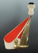 Photo 4 : MITRE DE PARADE  DES GRENADIERS DU 1er RÉGIMENT À PIED DE LA GARDE, modèle 1889/1890 modifié en 1894.