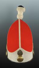 Photo 5 : MITRE DE PARADE  DES GRENADIERS DU 1er RÉGIMENT À PIED DE LA GARDE, modèle 1889/1890 modifié en 1894.