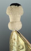 Photo 6 : MITRE DE PARADE  DES GRENADIERS DU 1er RÉGIMENT À PIED DE LA GARDE, modèle 1889/1890 modifié en 1894.