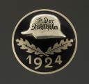 INSIGNE DE MEMBRE DE LA LIGUE DU CASQUE D'ACIER, Stahlhelmbund - Diensteintrittsabzeichen 1924, République de Weimar.
