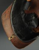 Photo 6 : CASQUE À POINTE TROUPE D'INFANTERIE SAXON DU 'KOENIGLICHE SÄCHSISCHE  7. KOENIG GEORG n°106', modèle 1895.