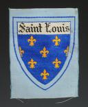 ÉCUSSON GROUPEMENT 105 groupe 1 SAINT LOUIS DES CHANTIERS DE JEUNESSE 1er modèle, Seconde Guerre Mondiale. 31701-1ÉCUSSON GROUPEMENT 10 section des éclaireurs skieurs petit modèle GRANDE CHARTREUSE DES CHANTIERS DE JEUNESSE, Seconde Guerre Mondiale. 31662-1