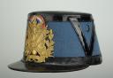 Photo 3 : SHAKO D'UN ELEVE DE L'ECOLE SPECIALE MILITAIRE DE SAINT CYR, années 1970-1980.