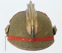 Photo 3 : CASQUE D'ESSAI D'INFANTERIE POUR LA TENUE RÉSÉDA, modèle 1912, second type.