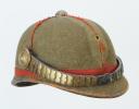 Photo 5 : CASQUE D'ESSAI D'INFANTERIE POUR LA TENUE RÉSÉDA, modèle 1912, second type.