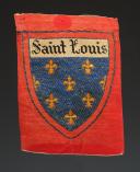 ÉCUSSON GROUPEMENT 105 groupe 2 SAINT LOUIS DES CHANTIERS DE JEUNESSE 1er modèle, Seconde Guerre Mondiale. 31701-2