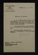 LETTRE ÉMANANT DE LA VICE-PRÉSIDENCE DU CONSEIL DE PIERRE LAVAL EN JUILLET 1940, Seconde Guerre Mondiale. 33854R