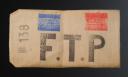 BRASSARD D'UN MEMBRE COMMUNISTE RÉSISTANT DES FRANCS TIREURS ET PARTISANS, Seconde Guerre Mondiale. 31401R