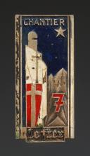 BADGE GROUP 7 PROUD OF THE YOUTH CONSTRUCTION SITES, Second World War. 31837-1