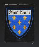 ÉCUSSON GROUPEMENT 105 groupe 9 SAINT LOUIS DES CHANTIERS DE JEUNESSE 1er modèle, Seconde Guerre Mondiale. 31701-3R