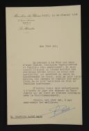 LETTRE ET AUTOGRAPHE DE GEORGES PERNOT MINISTRE DU BLOCUS DU GOUVERNEMENT DALADIER, Seconde Guerre Mondiale. 33853R