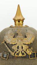 Photo 2 : CASQUE À POINTE ERSATZ PRUSSIEN, modèle produit en 1914-1915.