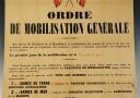 Photo 3 : AFFICHE D'ORDRE DE  MOBILISATION GÉNÉRALE DE 1914, France.