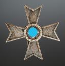 REPRODUCTION - CROIX DU MÉRITE DE GUERRE DE PREMIÈRE CLASSE SANS GLAIVE, Kriegsverdienstkreuz erster Klasse ohne Schwerter, Seconde Guerre Mondiale. 29438