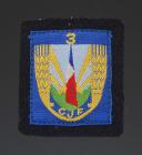 GENERAL BERET PATCH OF UNIT 3 OF THE YOUTH WORK CAMPS, Second World War. 31730-5-B3