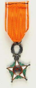 Photo 2 : CROIX D’OFFICIER DE L’ORDRE DU OUISSAM ALAOUITE CHERIFIEN, crée janvier 1913.