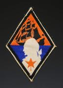 ÉCUSSON GROUPEMENT 36 MONTCALM DES CHANTIERS DE JEUNESSE, 1er type, Seconde Guerre Mondiale. 31687-1