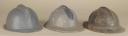 Photo 2 : 230	LOT DE TROIS CASQUES ADRIAN D'INFANTERIE POUR PANOPLIE D'ENFANT.