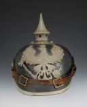 SPIKED HELMET OF AN INFANTRY SOLDIER, model 1915, Prussia 1. World War Pickelhaube, World War I. 30736