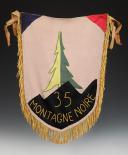 TRUMPET BANNER OF UNIT NO. 35 "MONTAGNE NOIRE", Second World War. 31267R