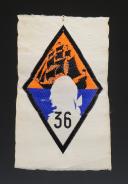 PATCH GROUPEMENT 36 MONTCALM OF THE YOUTH WORKSHOPS, 2nd type, Second World War. 31687-3