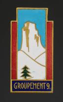 GROUPING BADGE 9 LE ROC YOUTH CAMP, 2nd type, World War II. 31854-3