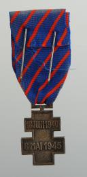 Photo 2 : MÉDAILLE COMMÉMORATIVE DES SERVICES VOLONTAIRES DANS LA FRANCE LIBRE, crée le 4 avril 1946.