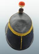 Photo 5 : SHAKO TROUPE D'ÉTAT-MAJOR D'INFANTERIE, modèle 1872.