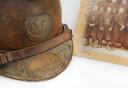 ADRIAN HELMET OF WARRANTY FERNAND SEREY IN THE 4TH THEN THE 9TH ZOUAVE REGIMENT OF THE ARMY OF AFRICA, model 1915, First World War. 28205