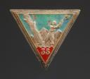 INSIGNIA GROUPEMENT 35 LA MONTAGNE NOIRE OF THE YOUTH WORK CAMPS, Second World War. 31927-1