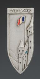 INSIGNE DU GROUPEMENT 10 groupe 10 de Currien Aux Foy GRANDE CHARTREUSE DES CHANTIERS DE JEUNESSE, Seconde Guerre Mondiale. 31870