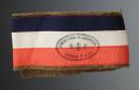 ARMBANDS OF A MEMBER OF THE LIBERATION COMMITTEE OF CAUSSADE IN TARN ET GARONNE, World War II. 31528R