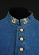 Cavalryman's jacket from the 3rd Regiment of Chasseurs d'Afrique of Constantine, model 1879, Third Republic. Reference number 28898.