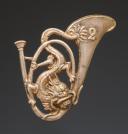 INSIGNIA OF THE 2nd BATTALION OF CHASSEURS À PIEDS, Indochina War. 32078MR