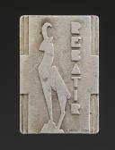 INSIGNE DU GROUPEMENT 10 groupe 4  REBATIR GRANDE CHARTREUSE DES CHANTIERS DE JEUNESSE, Seconde Guerre Mondiale. 31877