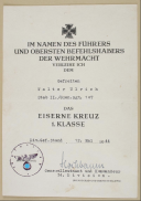 Photo 2 : INSIGNE ET DIPLÔME DE TRADITION DE LA 34e DIVISION D’INFANTERIE, 1942