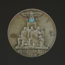 Participant badge from the 1936 National Socialist German Workers' Party Congress Days, III. Reich - Reich Party Day Badge 1936, Third Reich.