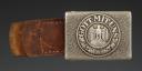 DE-NAZIFIED GERMAN ARMY TROOP BELT BUCKLE, model 1936, Heeres Koppelschloss, Second World War. 33028R