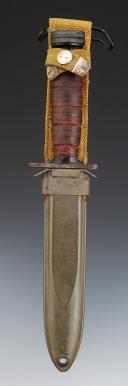 BAYONET KNIFE M4 PRODUCED BY "KIFFE - JAPAN" FOR M1 RIFLE, 1960s. 30770-2.