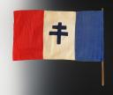 DRAPEAU ARTISANAL FAIT À LA LIBÉRATION, Seconde Guerre Mondiale. 31286R